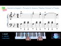 Sheet Music - Genshin Impact Sinner's Finale Focalors/Furina Dance Theme 原神 Easy Piano#pianotutorial