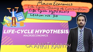 life cycle theory on consumption | life cycle hypothesis lecture 30 #macroeconomics #modigliani