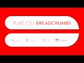 Pure CSS BreadCrumbs UI Design