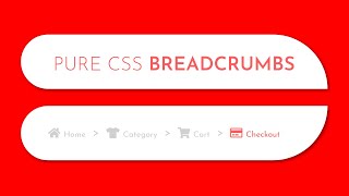 Pure CSS BreadCrumbs UI Design