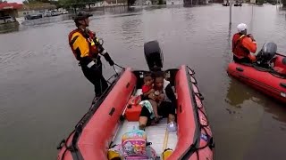 After aiding Harvey recovery in Texas, Florida first responders return home to another storm