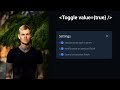 How to make Switch/Toggle Component with React