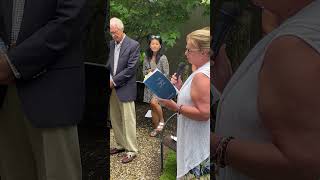 Kanas Center Memorial Rock Garden Dedication Service