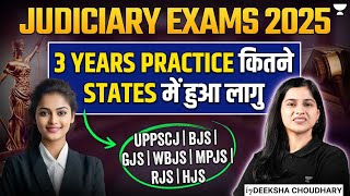 New Eligibility for appearing in Judiciary Exams | Deeksha Choudhary