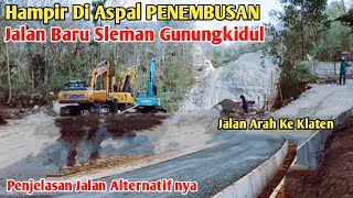 HAMPIR DI ASPAL PENEMBUSAN JALAN BARU SLEMAN GUNUNGKIDUL