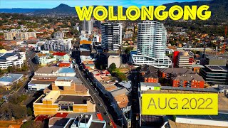 WOLLONGONG city skyline Great Australian Beach City August 2022