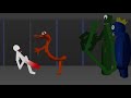 Blue, Green and Orange VS Scp 096 - Sticknodes Animation