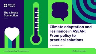 Climate adaptation & resilience in ASEAN: From policy to practical solutions