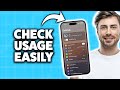 How To Check Usage On iPhone 2026 (Step-By-Step Tutorial)