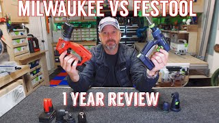 Milwaukee vs Festool install drivers: Thoughts after 1 year with both.