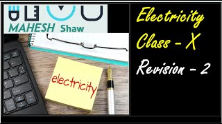 Revision -2 Electricity Class - X #electricityclass10