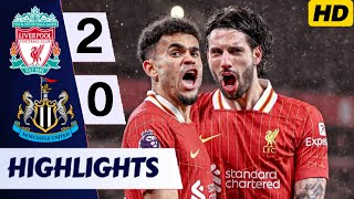 Liverpool vs Newcastle 2-0 All Goals \u0026 Extended Highlights |  Premier League 2024/25