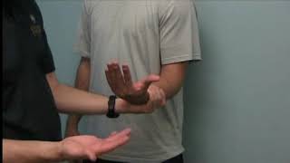 Golfer's Elbow Resisted Test (Resisted FCR test)