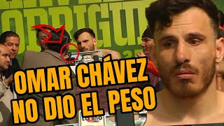 🔥Omar Chávez NO DIO EL PESO previo al combate con Misael Rodríguez