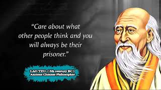 Lao Tzu quotes that are famous among young people for not regretting your past