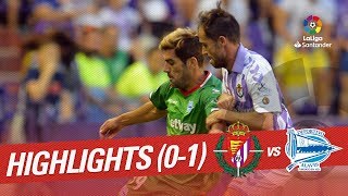 Resumen de Real Valladolid vs Deportivo Alavés (0-1)