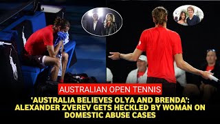 Australian Open: Fan interrupts Zverev's speech, mentions domestic violence case