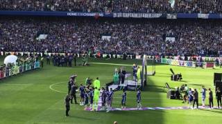 Chelsea celebrate winning the league in front of home fans Full Trophy Ceremony
