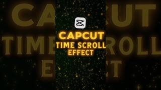 CapCut | Time Scrolling Effect🔥| Easy Tutorial ⏳ #shorts #tutorial #capcut