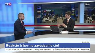 Jakub Rosa o reakcii trhov na zavádzanie ciel