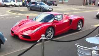 V8 Breakfast at Fennel - Enzo, AC Cobra, Dax Rush, Bristol 400, Lamborghini Gallardo