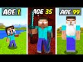 Surviving 99 Years As HEROBRINE In Minecraft!