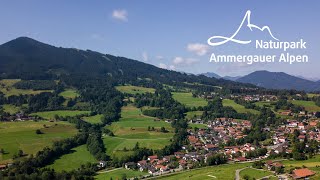 Bad Kohlgrub aus der Luft 🌳 Naturpark Ammergauer Alpen