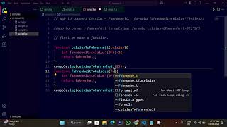 Convert Celsius to Fahrenheit and Fahrenheit to Celsius | JavaScript Tutorial