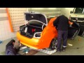 autoapklijavimas.lt bmw e60 orange matte wrapping