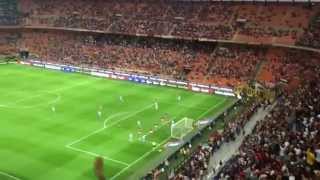 Diego Lopez saves a penalty! (AC Milan vs. Lazio 31.08.2014)
