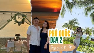 TRAVEL VLOG: PHÚ QUỐC DAY 2🌴 ROMANTIC SUNSET DINNER🥂 ˚ ⋆♡ ⋆˚