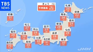 【９月１３日昼 気象情報】このあとの天気【台風１４号】