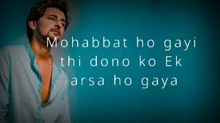 Ek Tarfa | Darshan Raval | Full HD Song | Lyrics