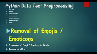 tpp9: remove emojis & emoticons in text preprocessing in Python | nltk pandas | machine learning