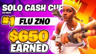 1ST PLACE SOLO CASH CUP FINALS AGAIN ($650) 🏆 | Zno