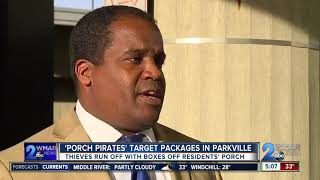 VIDEO: 'Porch Pirates' target packages left at Parkville homes