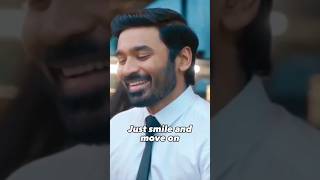 just smile and move on✌️ sad whatsapp status #dhanush #whatsappstatus #tamil #shorts