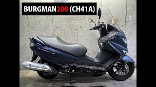 56｜CH41Aバーグマン200｜1台解体ヤフオク部品出品中