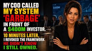 My COO Called My Framework “Garbage”—Then the Investor Asked Who Really Owned It