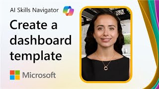 Create a dashboard template with Copilot