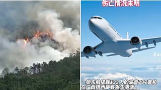 華記3月21日突發事件報導：廣西空難！MU5735東航客機從昆明飛廣州途中￼ 墜毁，機上132人目前未知傷亡數字！