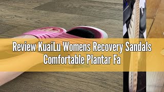 Review KuaiLu Womens Recovery Sandals Comfortable Plantar Fasciitis Arch Support Ladies Orthopedic R