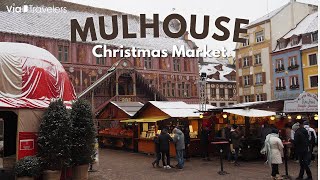 Mulhouse Christmas Market: Day Trip from Strasbourg [4K]