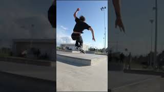 JOHN BOLINO BIG 180 to shuffle #rollerblading #hedonskate #shorts