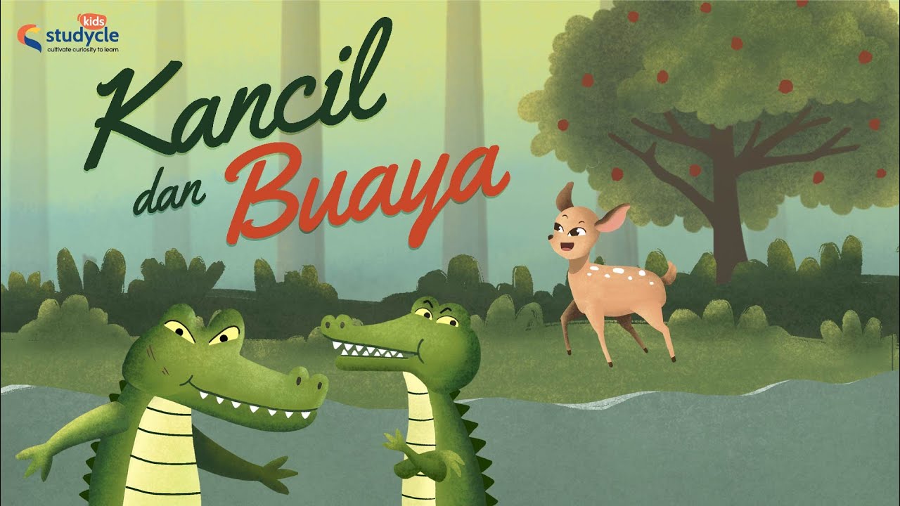 Kisah Kancil Dan Buaya | Dongeng Anak Bahasa Indonesia | Cerita Hewan ...