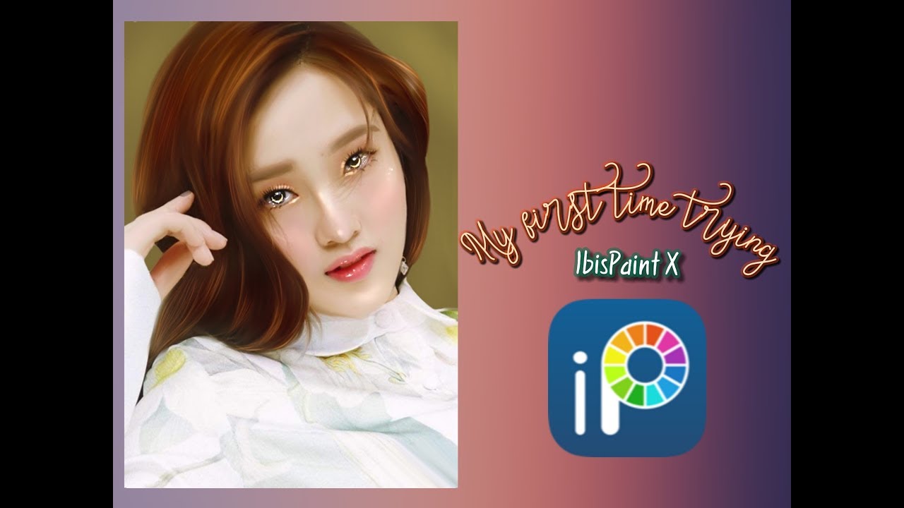 Timelapse My First Time Trying Ibispaint X Youtube