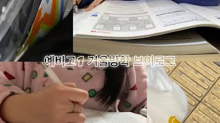 [Study Vlog] 06년생 예비고1의 스터디 브이로그 | 겨울방학 브이로그 | 독서실 브이로그 | 공부자극 | study with me