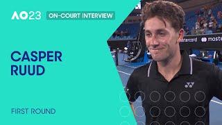 Casper Ruud On-Court Interview | Australian Open 2023 First Round