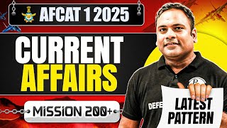 Complete Current Affairs for AFCAT 1 2025 💪 | Current Affairs Marathon for AFCAT/CGCAT 1.0 2025 🔥🔥