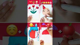 Subscribe if you like the video 🥰  #art #emojichallenge #funny #shorts